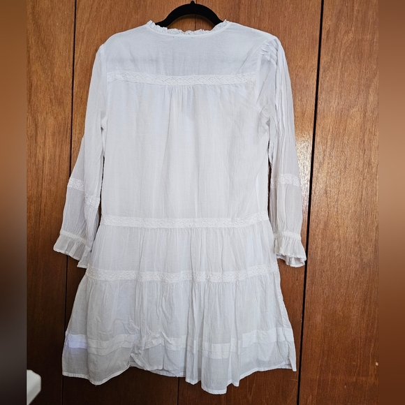 Paige Jaslene Tunics Dress in White. Size S - Picture 4 of 10